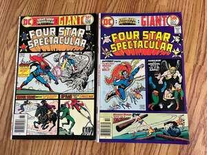 DC Comics Four Star Spectacular Vintage Comic Book Lot (#2 and #4)
